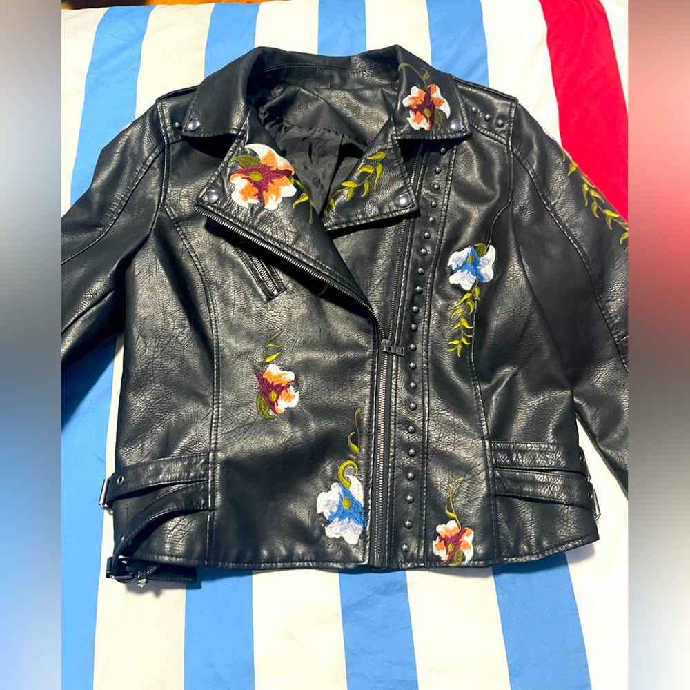 Faux Leather Jacket